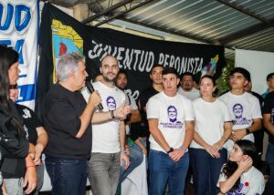 La juventud peronista se encolumna detrás de la conducción de Martín Llaryora en un masivo encuentro